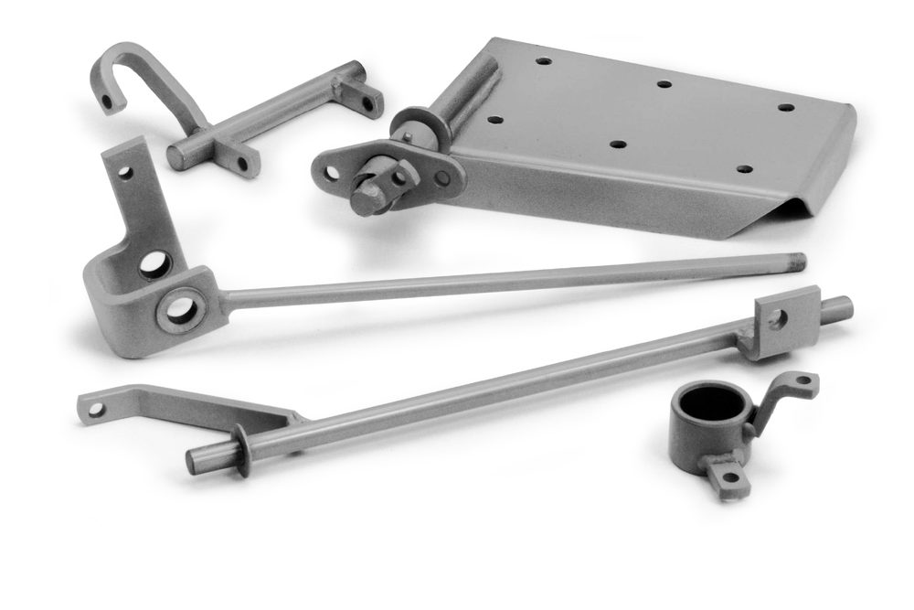 Fabricated linkage and bracket parts