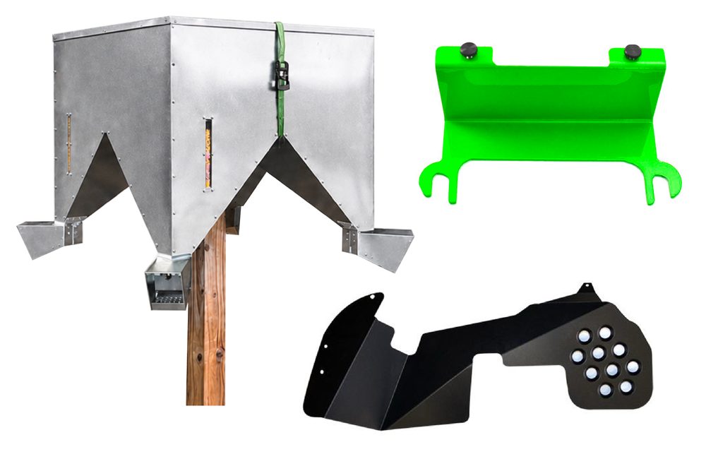 Laser-cut and formed plate parts