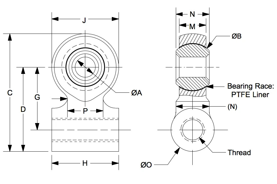 OTF-4 dimension drawing 1