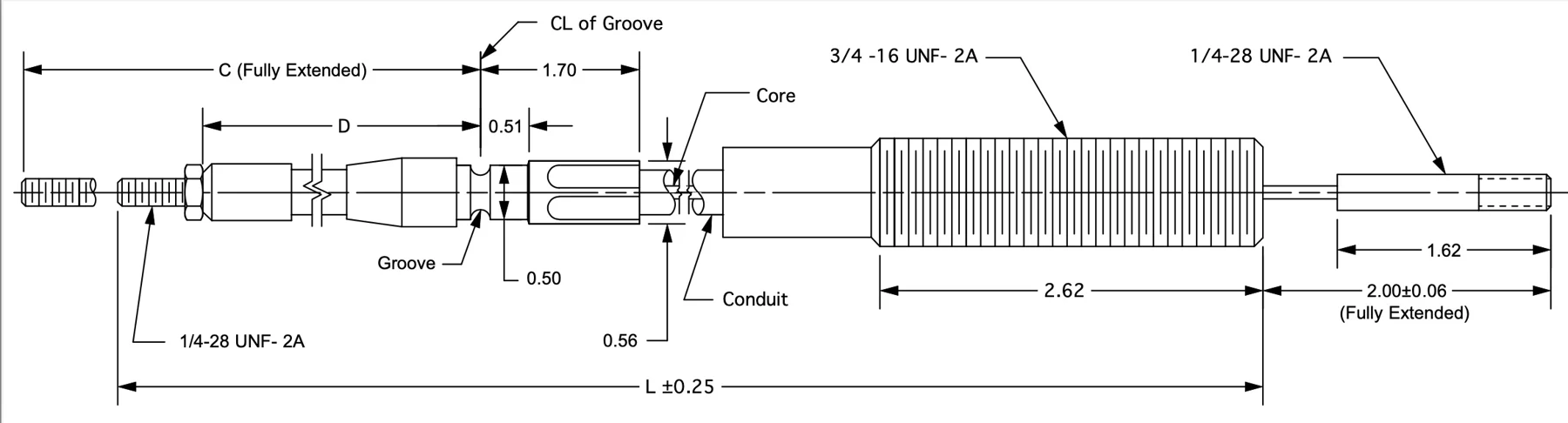 60A-036-TCE-GV dimension drawing 1