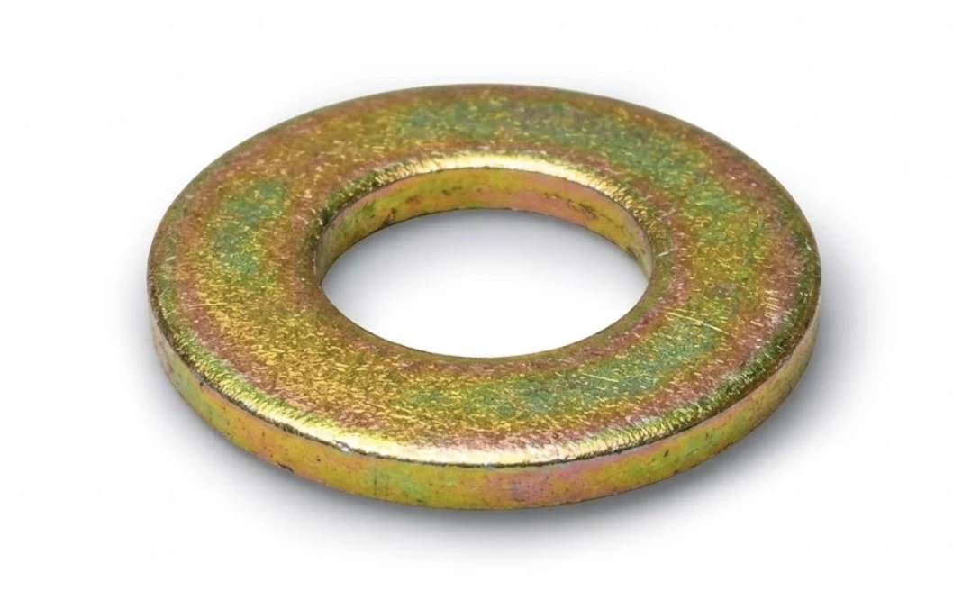 Washer, 0.625 x 0.281 x 0.065, Steel, Zinc Yellow Fasteners