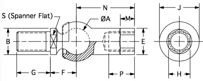 FM-M5 dimension drawing 1
