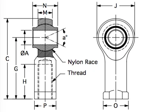 MPF-10mmT-ZCHF dimension drawing 1