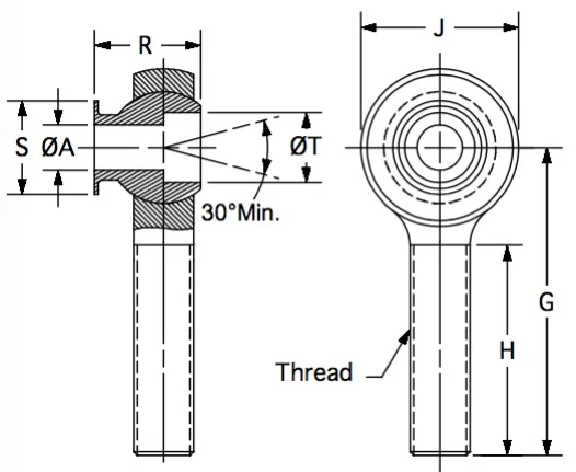 FHTM-6-4 dimension drawing 1