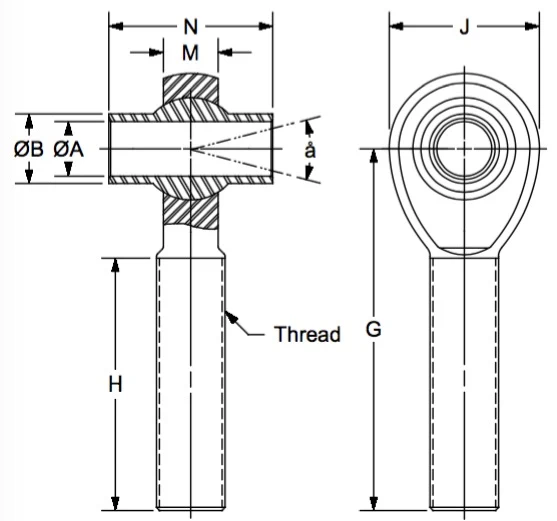 MXMXT-20-16 dimension drawing 1