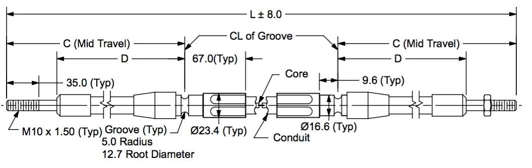 M10-1900-GV-GV-76.2 dimension drawing 1
