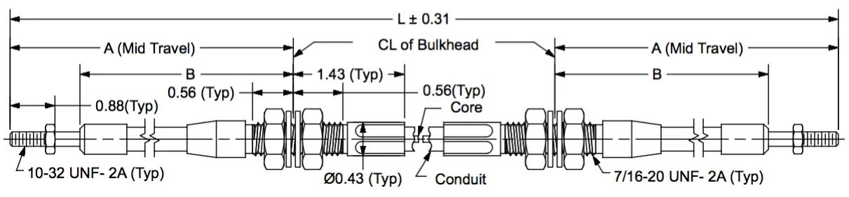 30-030-BH-BH-2-SC (Solid Core) dimension drawing 1