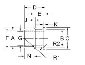 HMBSS-16-10 dimension drawing 1