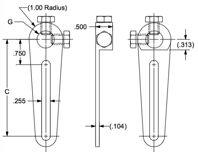 MCA-8 dimension drawing 1