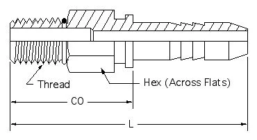 HSM-RB-SL-06-08 dimension drawing 1