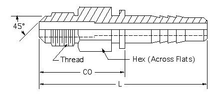 HSM-SA-SL-06-06 dimension drawing 1