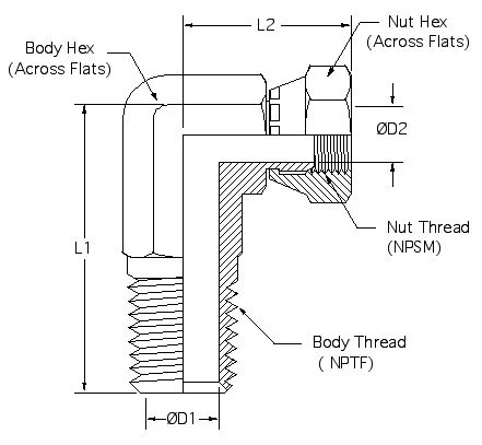 1501L-04-04 dimension drawing 1