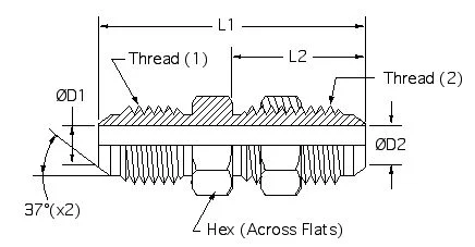 2700LN-05-05 dimension drawing 1