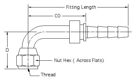 HSF-JC-SW-T90S-08-06 dimension drawing 1